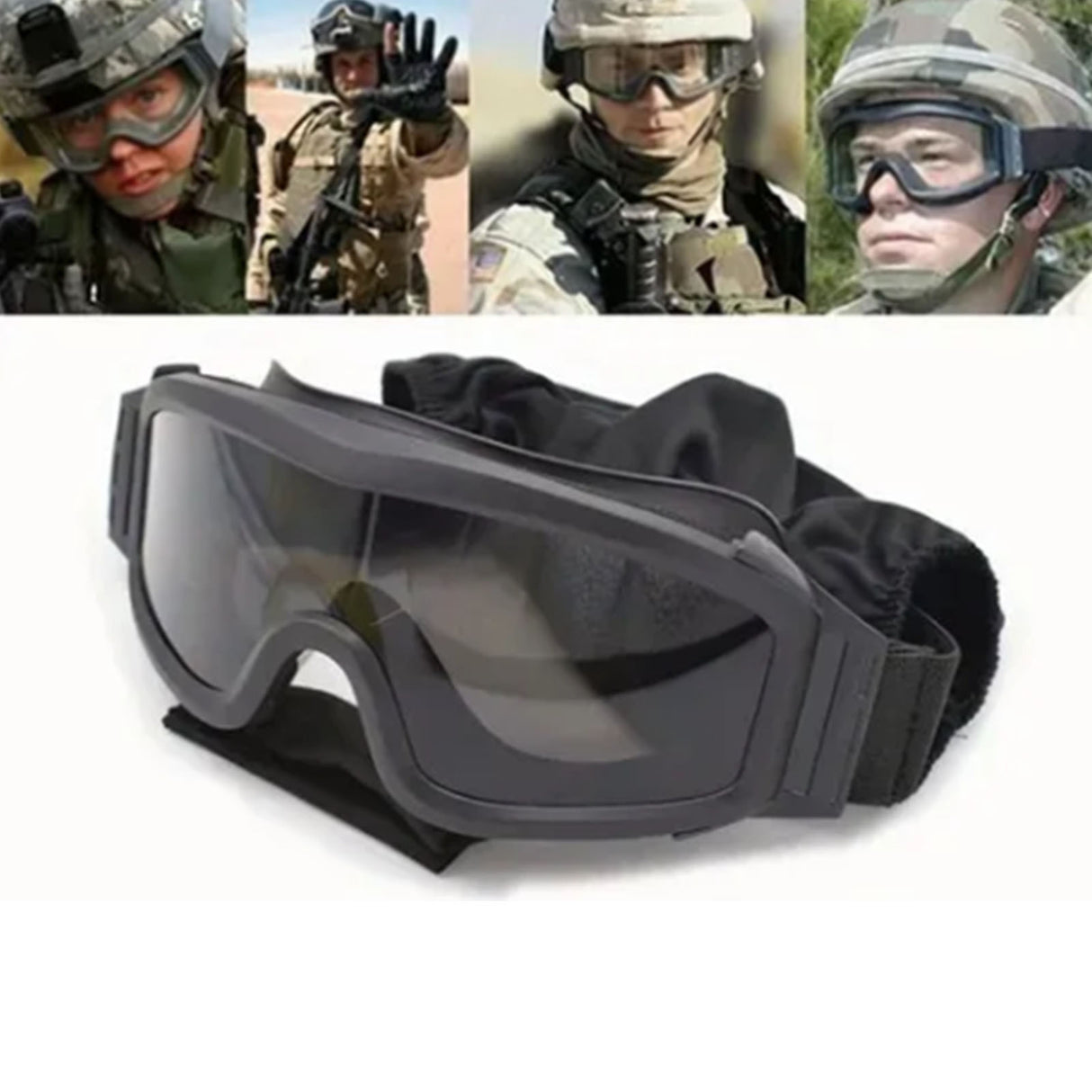 Outdoor Goggles Double Layer Lens Breathable Scratch Resistance Cycling Goggles for Camping Travel