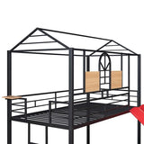 Bunk Metal Bunk Bed, Metal Bed With Slide