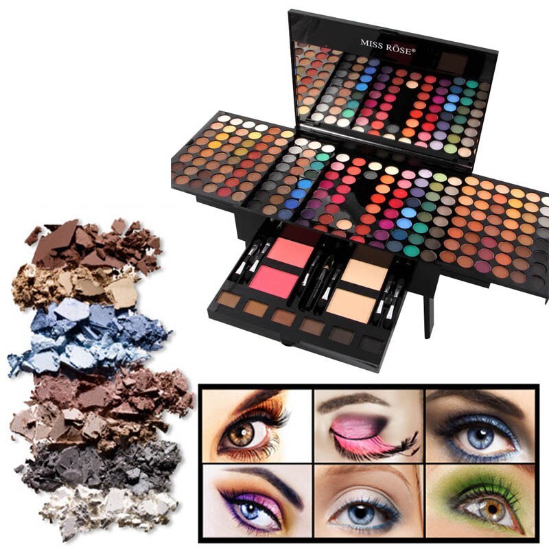 180 Farben Lidschatten Rouge Set Personalisierte Klavierförmige Make-Up Palette Box