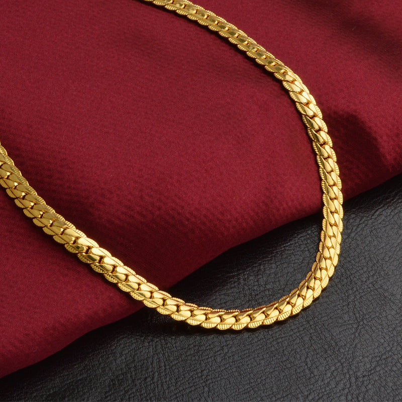 18K Gold-plated necklace 25g