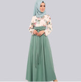 Ldodo's New European And American Women's Dress National Long Dress Ramadan Worship Dress Malay Dress