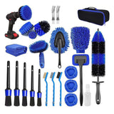 26Pcs Car Detailing Brush Set Drill Not Include