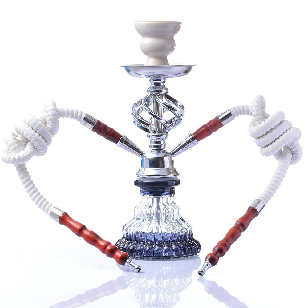 Arabian double pipe hookah