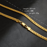 18K Gold-plated necklace 25g