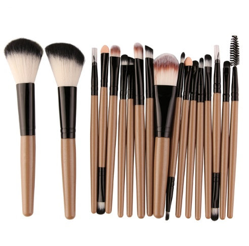 Cross border for MAANGE 18 make-up and brush suits with fan-shaped makeup tools to sell eBay hot sales