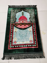 Printing and dyeing embossed Muslim prayer mat Muslim blanket