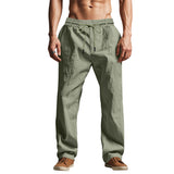 Loose Drawstring Beach Sports Trousers Men