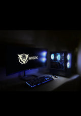 AVGPC Max Gaming PC, AMD Ryzen 5 5600G 6-Core 4.4 GHz Max Boost, AMD Radeon Vega 7 (GPU upgrade ready up to RTX 4070), 16GB 3200MHz DDR4, 1TB M.2 NVMe SSD, Hyper 212 RGB Cooler, Windows 11, Wi-Fi/AC