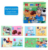 Baby Cloth Book 0-3 Years Old Infant Tear-proof Cloth Book