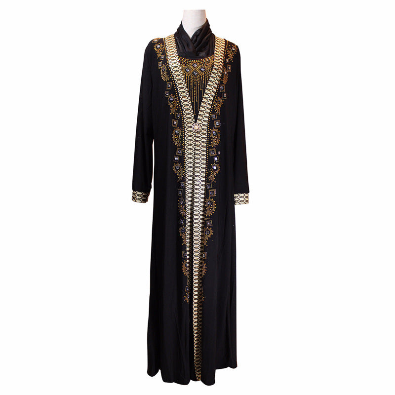 Muslim Ramadan fashion beaded dress