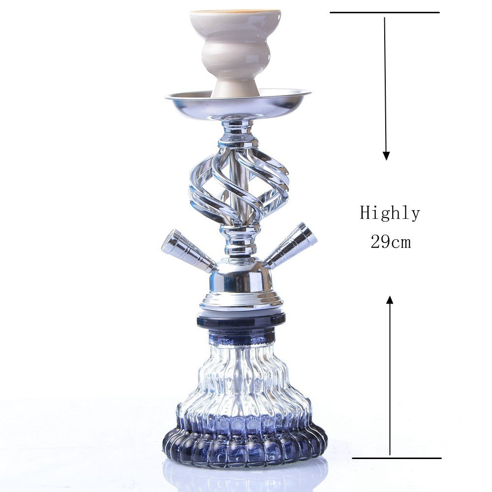 Arabian double pipe hookah