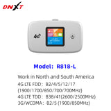 R818 Portable Portable MIFI Plug-in 4G Internet Wireless Terminal With B28 Battery WiFi Router