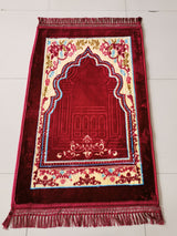 Printing and dyeing embossed Muslim prayer mat Muslim blanket