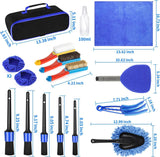 17Pcs Car Detailing Brush Set Drill Not Include