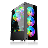 Neocolor Gaming Internet Cafe Gaming Computer Chassis Double-sided Tempered Glass