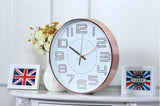 Plastic living room wall clock