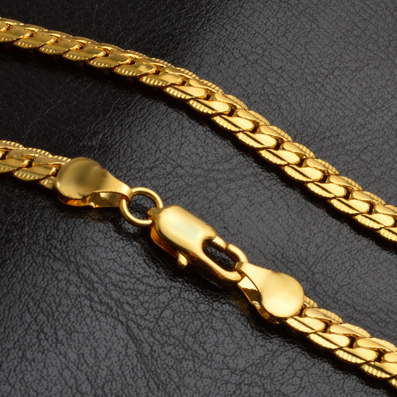 18K Gold-plated necklace 25g