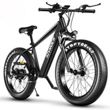 Professionelles Elektrofahrrad für Erwachsene, 26 x 4,0 Zoll Fat Tire Elektro-Mountainbike, 1000-W-Motor, 48 V, 15 Ah, E-Bike für Trail-Fahrten, Ausflüge und Pendeln, UL- und GCC-zertifiziert