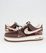 Nike Air Force 1 brown “the north face”