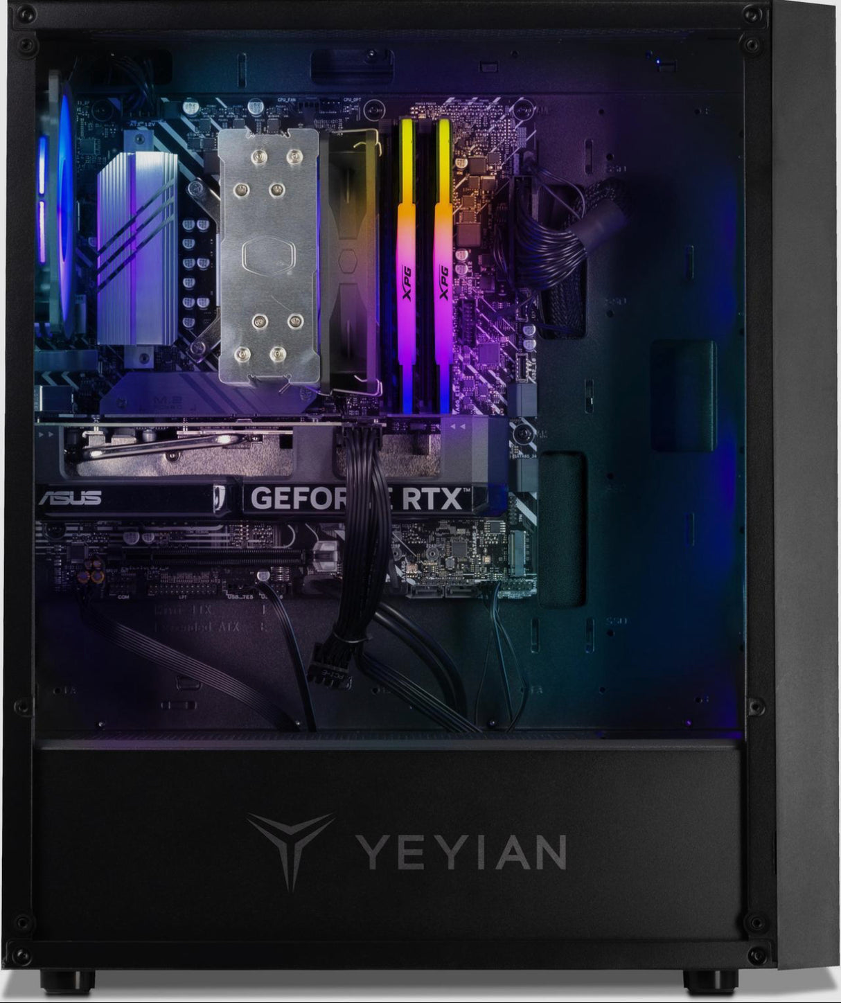 Yeyian Yumi Gaming-PC, Intel Core i5-13400F, GeForce RTX 4060 – AI-beschleunigt, 32 GB DDR5 5600 MHz RGB, 2 TB SSD, 650 W Netzteil, Windows 11 Home.