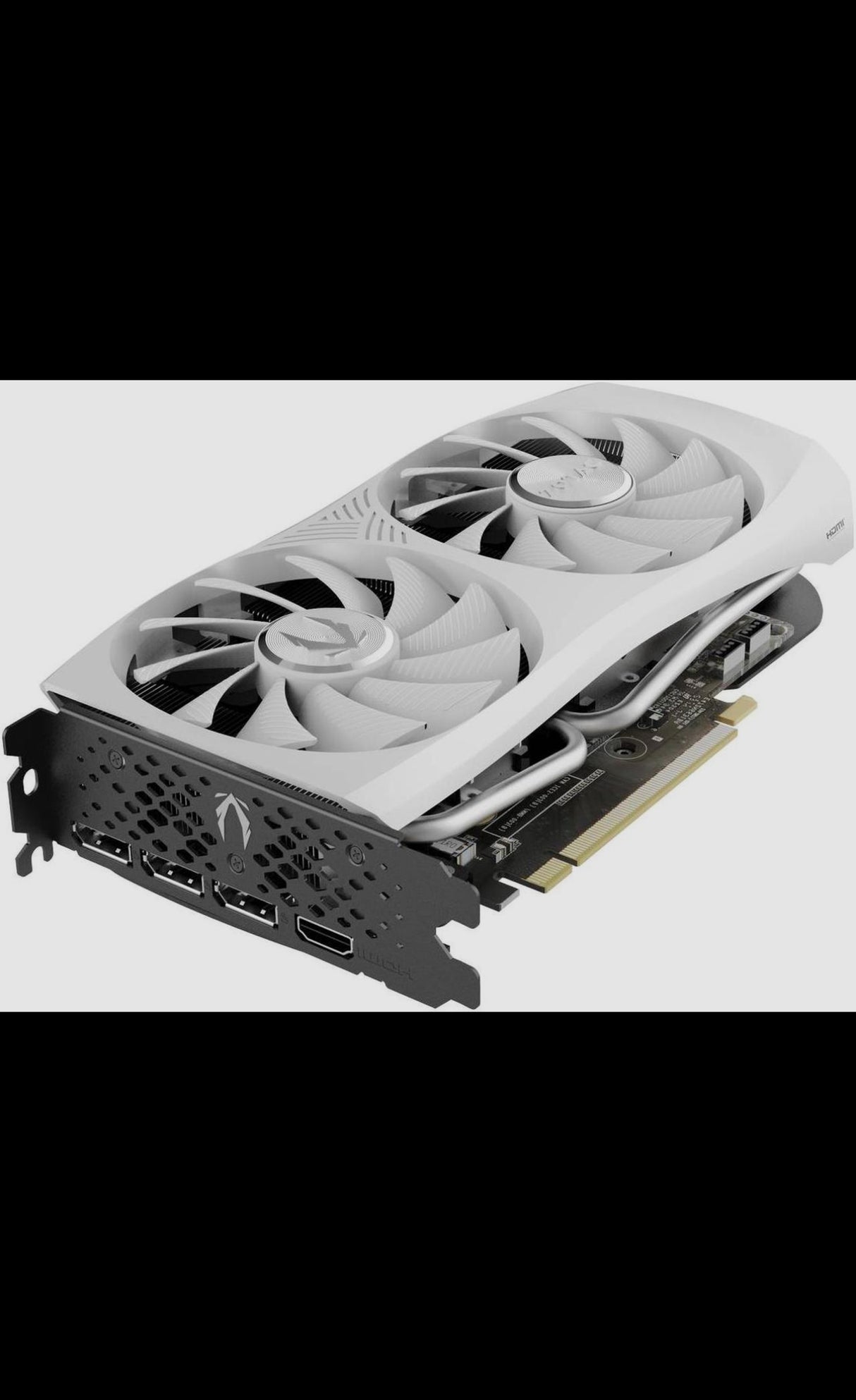 Carte graphique compacte ZOTAC GAMING GeForce RTX 4060 Ti 8 Go Twin Edge OC White Edition DLSS 3 8 Go GDDR6 128 bits 18 Gbit/s PCIE 4.0, refroidissement avancé IceStorm 2.0, éclairage SPECTRA RGB, ZT-D40610Q-10M