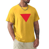 Men's Inverted Red Triangle T-shirt Top