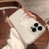 Phone Case With Camera Protector Advanced Electroplating Integrated With Lens Protector Phone Case For Simple 11 Soft