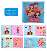 Baby Cloth Book 0-3 Years Old Infant Tear-proof Cloth Book