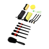 14Pcs Car Detailing Brush Auto Detail Cleaning Tool Set Kit for Interior Exterior