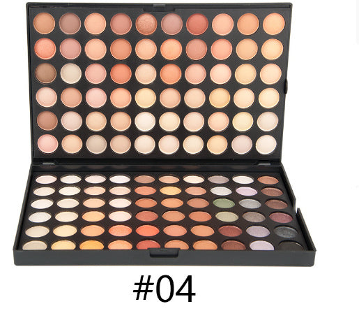 120 color eye shadow make-up tray