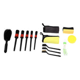 14Pcs Car Detailing Brush Auto Detail Cleaning Tool Set Kit for Interior Exterior