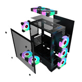 Neocolor Gaming Internet Cafe Gaming Computer Chassis Double-sided Tempered Glass